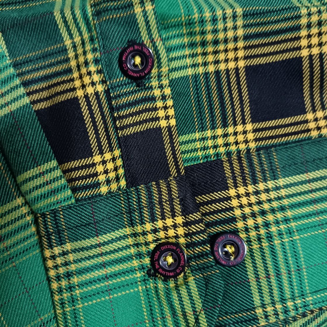 Dixxon Dixxon Flannel Cool Runnings Jamaica Rasta Shirt Size US XL / EU 56 / 4 - 5 Thumbnail
