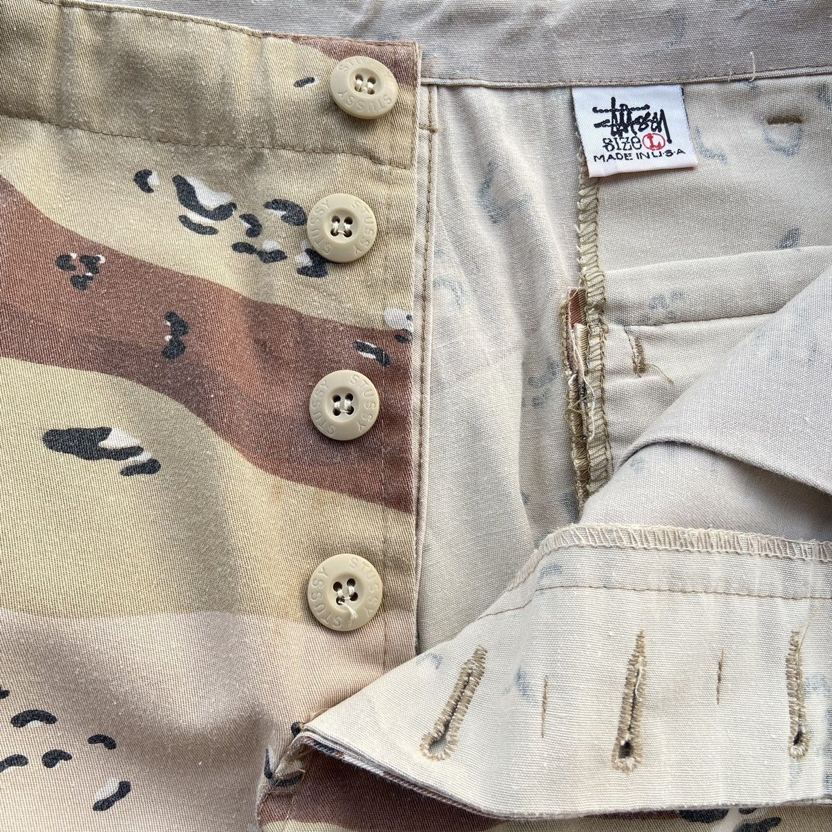 Stussy Vintage 90's Stussy Jorts Camo Cargo Pants Size US 32 / EU 48 - 4 Thumbnail