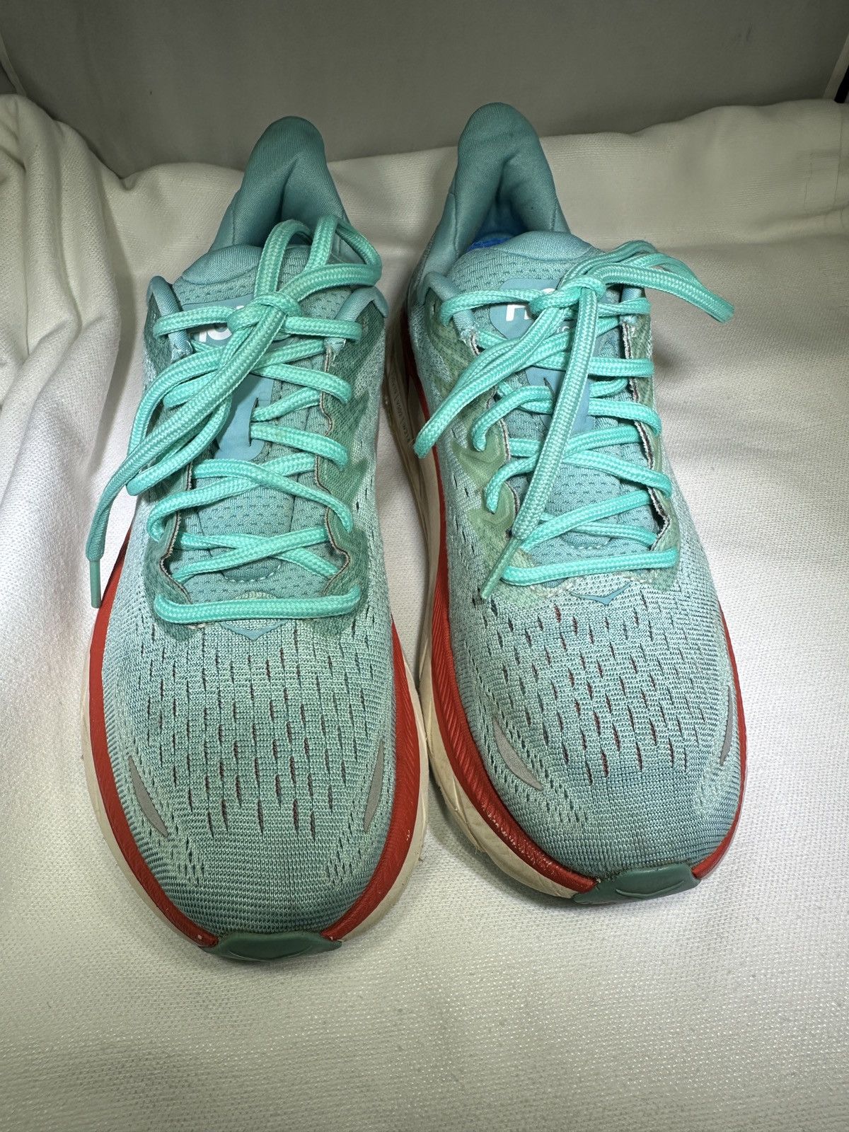 Hoka Hoka Clifton 8 Women Size 7B Teal Aquarelle Athletic Size US 7 / IT 37 - 2 Thumbnail