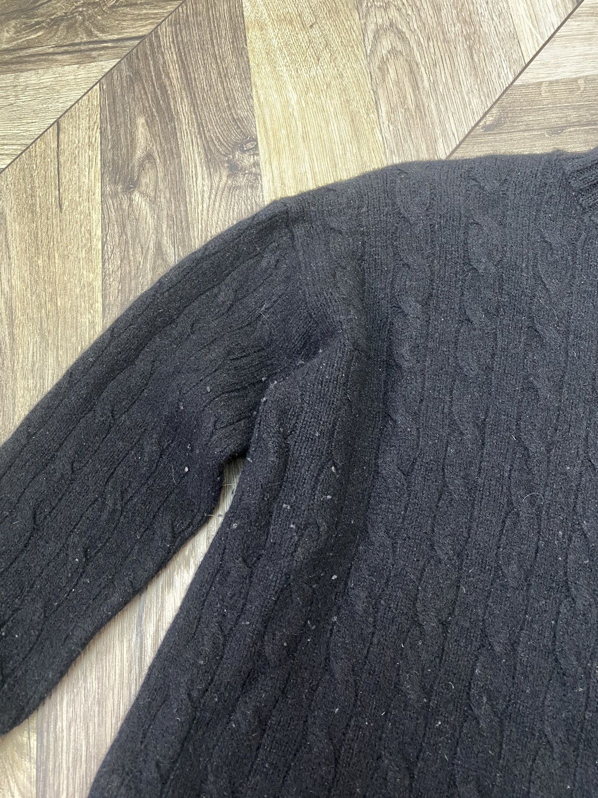 Polo Ralph Lauren × Vintage Vintage Polo Ralph Lauren Wool & Cashmere Cable Knit Dress Size L / US 10 / IT 46 - 8 Thumbnail