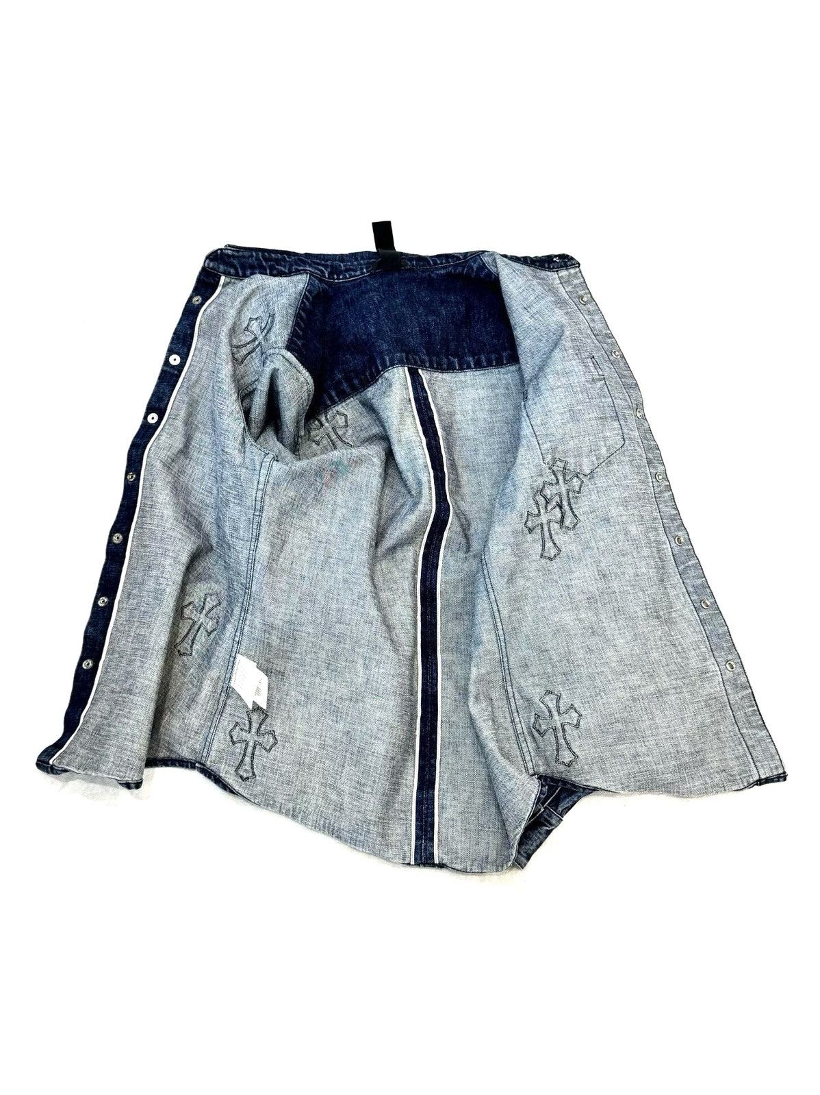 Chrome Hearts Chrome Hearts M Denim Cross Patches Shirt Size US M / EU 48-50 / 2 - 11 Thumbnail