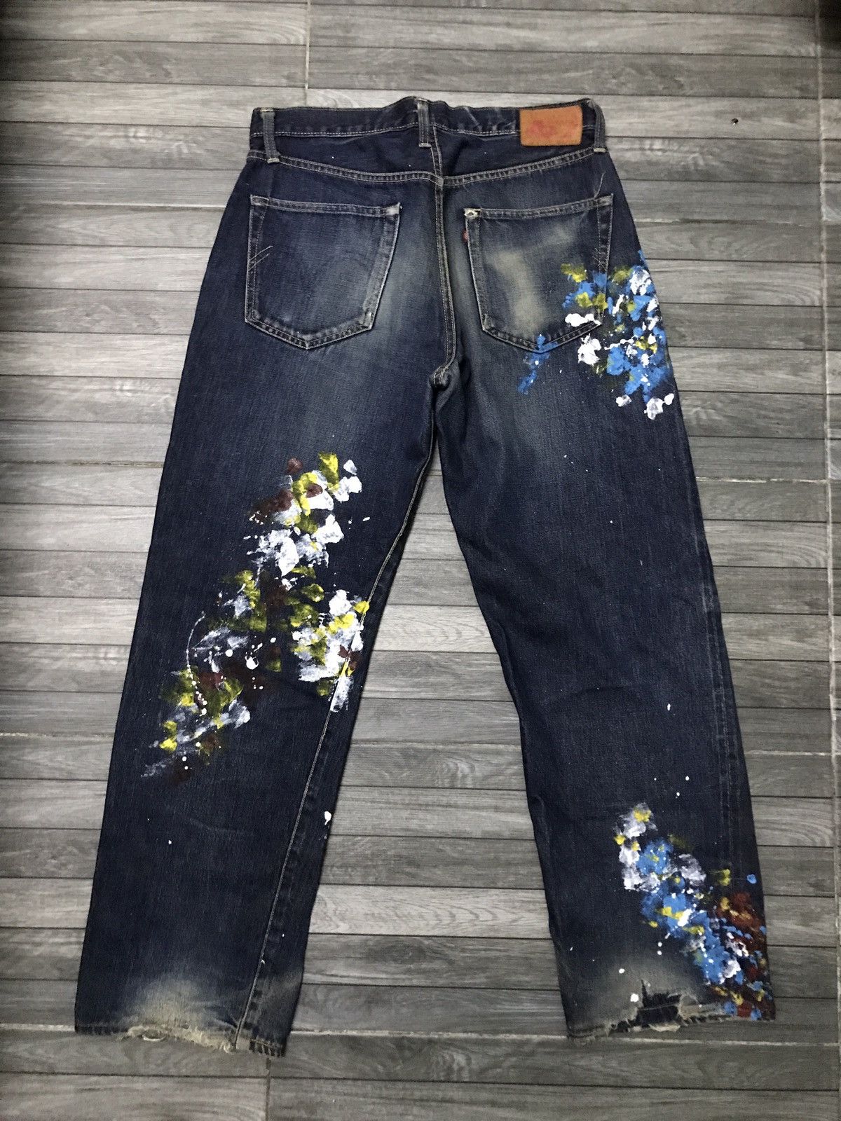 Japanese Brand × Vintage Vintage Gowest selvedge jeans like junya watanabe painter Size US 33 - 9 Thumbnail