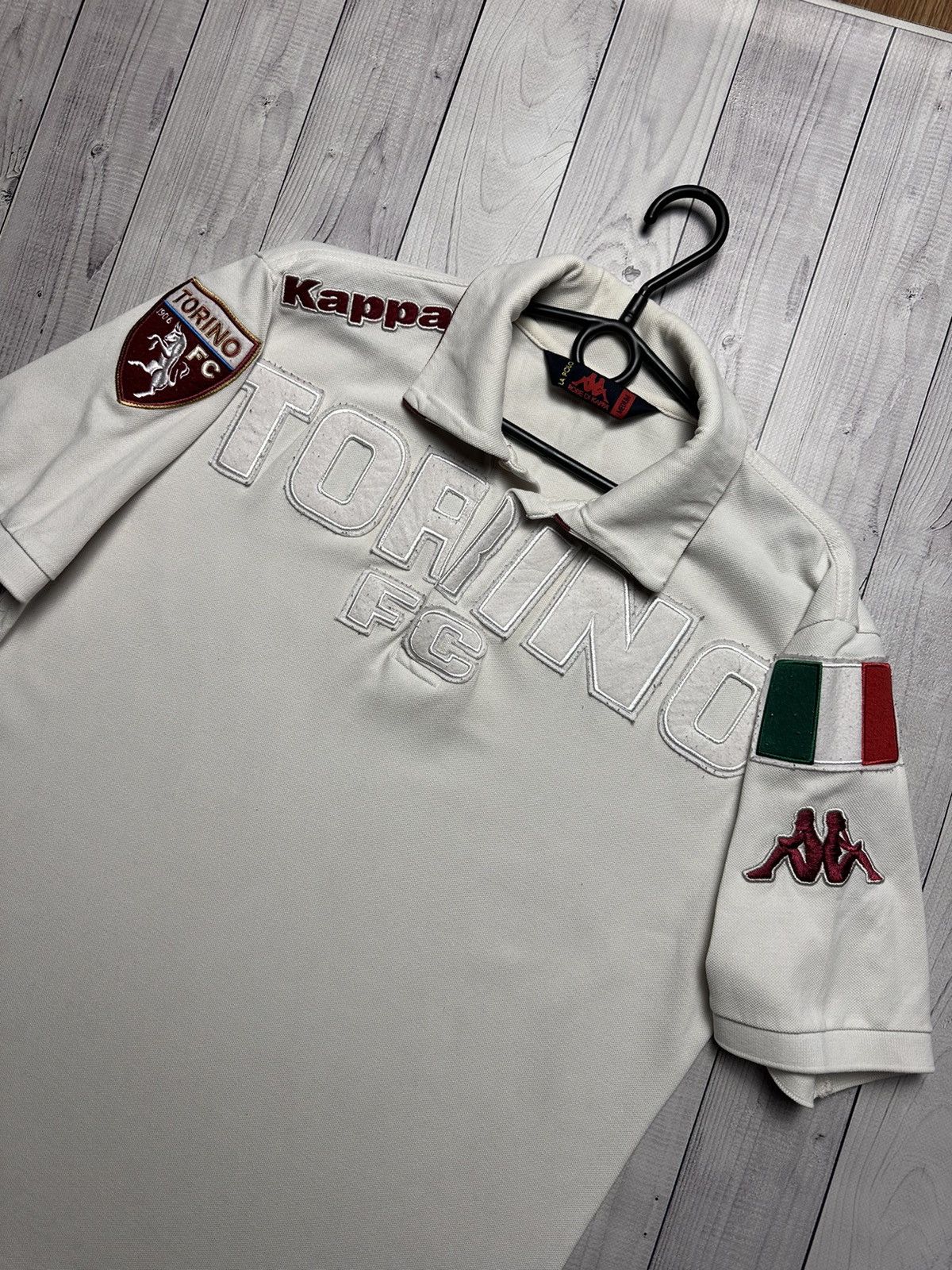 Vintage Vintage kappa Torino soccer polo logo Italy rare size M Size US M / EU 48-50 / 2 - 2 Thumbnail