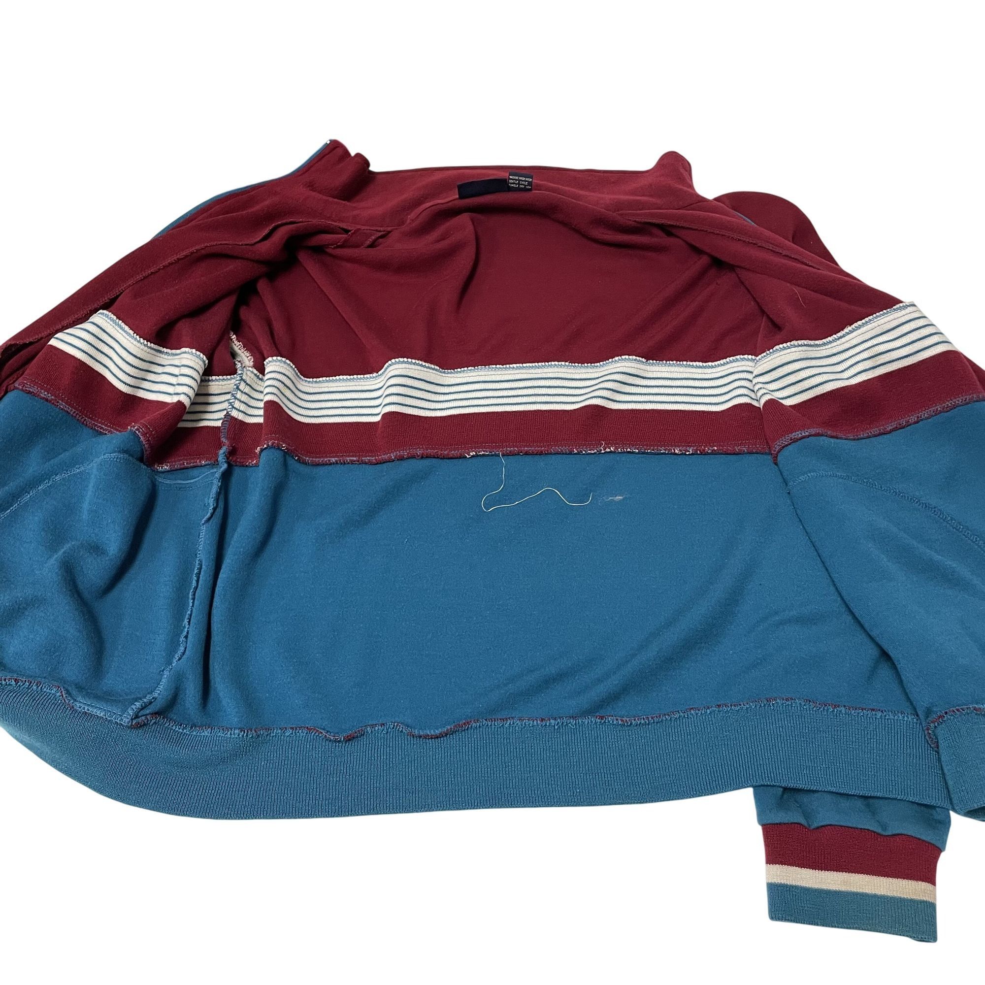 Other Vtg Carl Michaels Maroon Blue COLOR BLOCK Athletic Jacket Size US XL / EU 56 / 4 - 7 Thumbnail