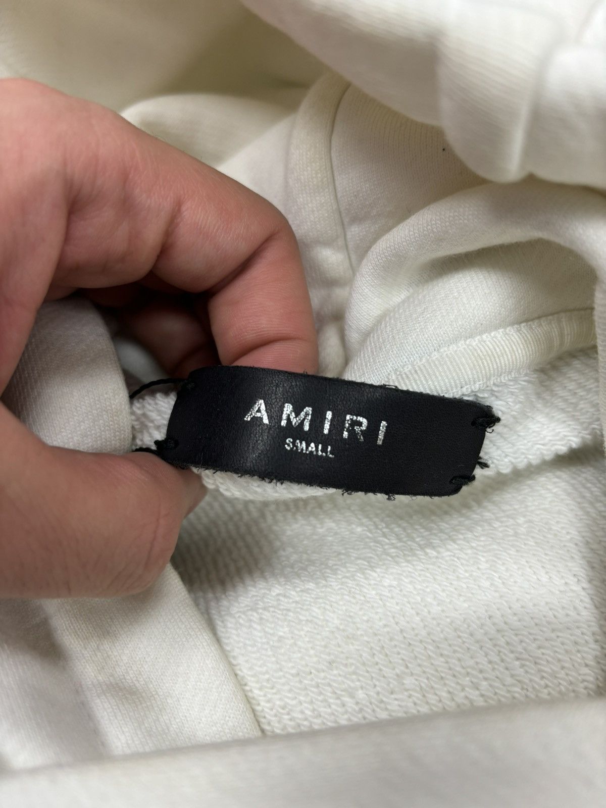 Amiri Amiri white logo hoodie small Size US S / EU 44-46 / 1 - 3 Thumbnail