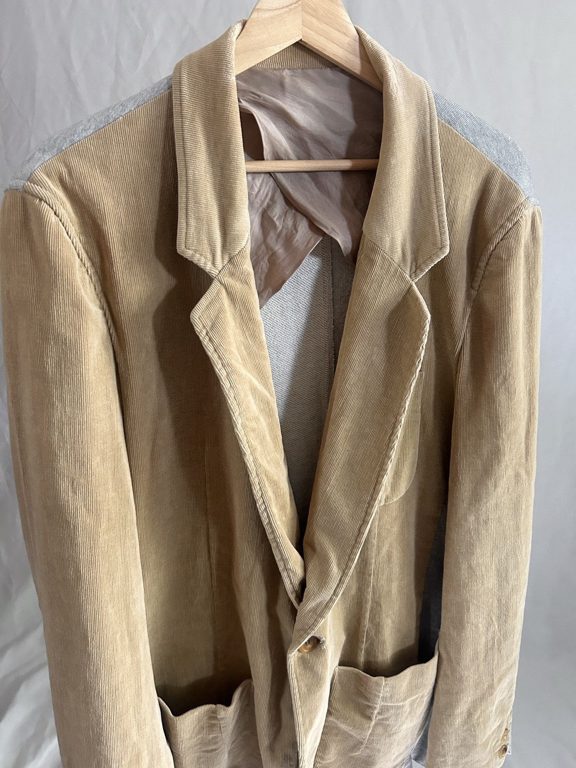 Undercover Undercover AW03 "Paper Doll" Corduroy Hybrid Blazer Size 40R - 5 Thumbnail