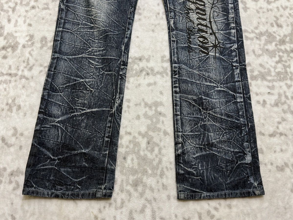 Hysteric Glamour Vintage Exit Lightning Wash Straight Y2K Poem Denim Jeans Size US 29 - 7 Thumbnail