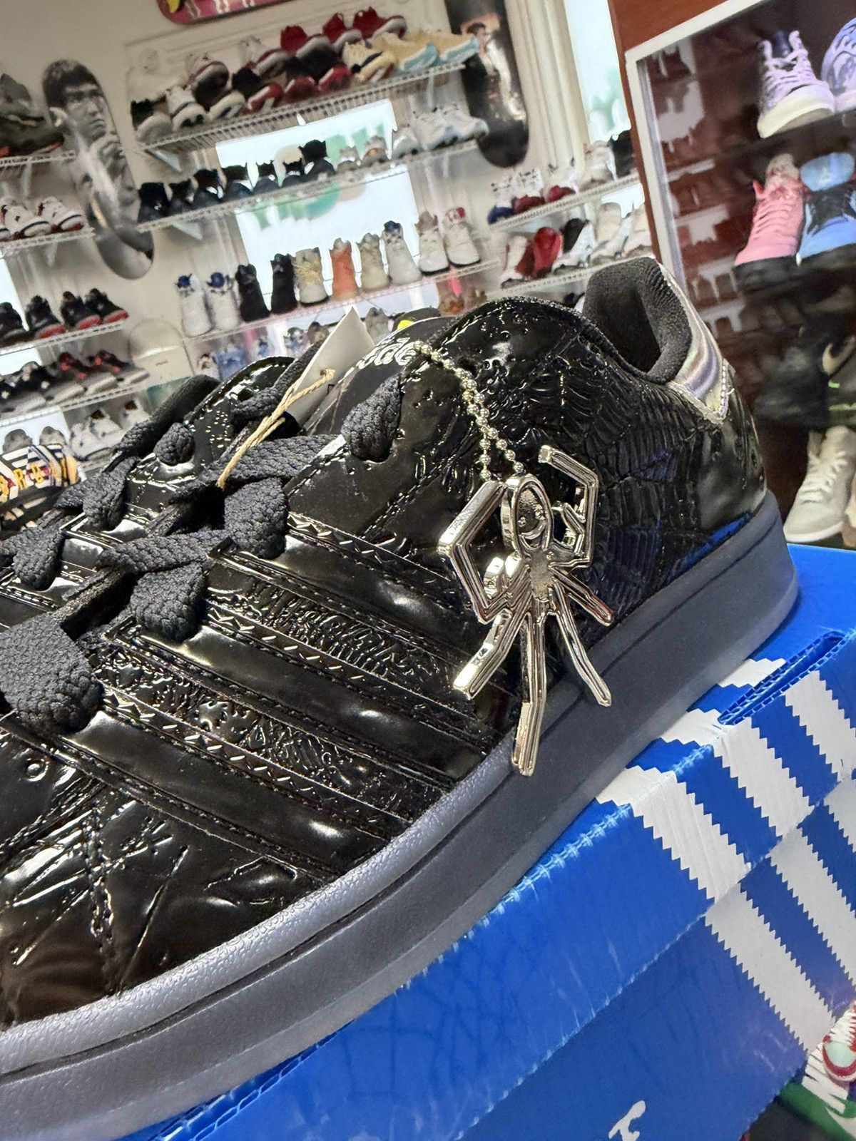 Sp5der Adidas Superstar X Sp5der (Black) Size US 8.5 / EU 41-42 - 4 Thumbnail