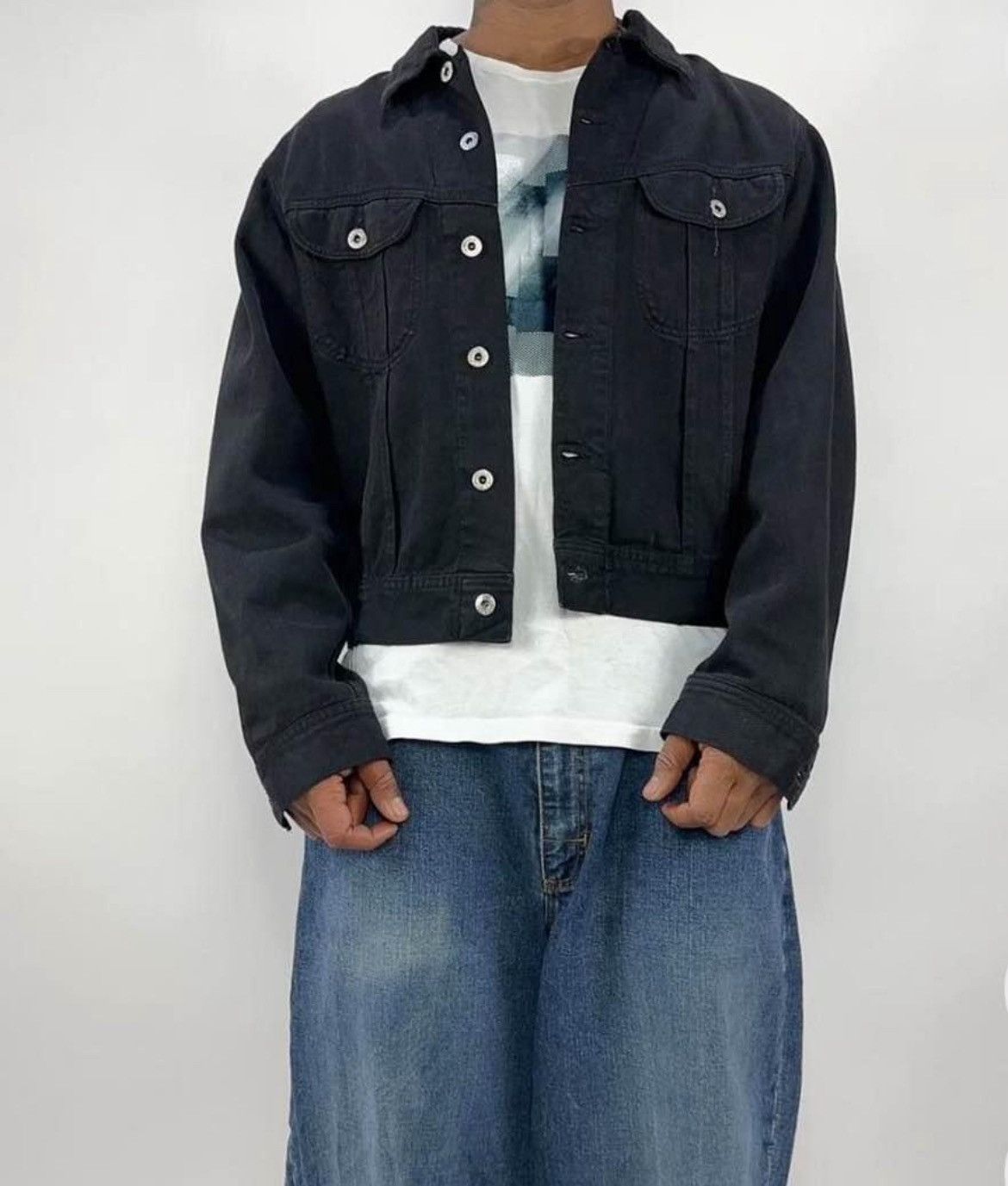 Dolce & Gabbana black jean jacket