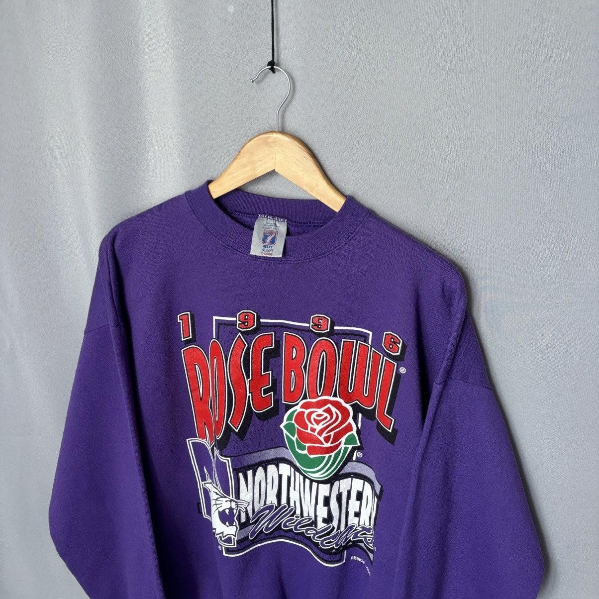 Vintage Northwestern Rose Bowl 1996 sweatshirt vintage rare xl Size US XL / EU 56 / 4 - 2 Thumbnail
