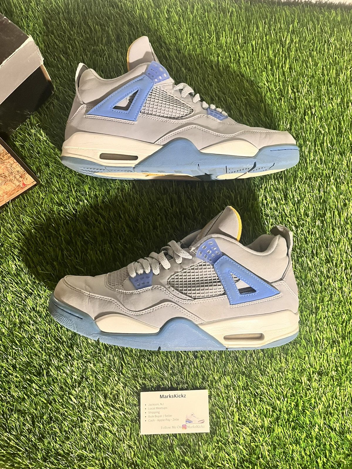 Jordan Brand air jordan 4 retro LS mist blue 2006 size 11.5 Size US 11.5 / EU 44-45 - 5 Thumbnail