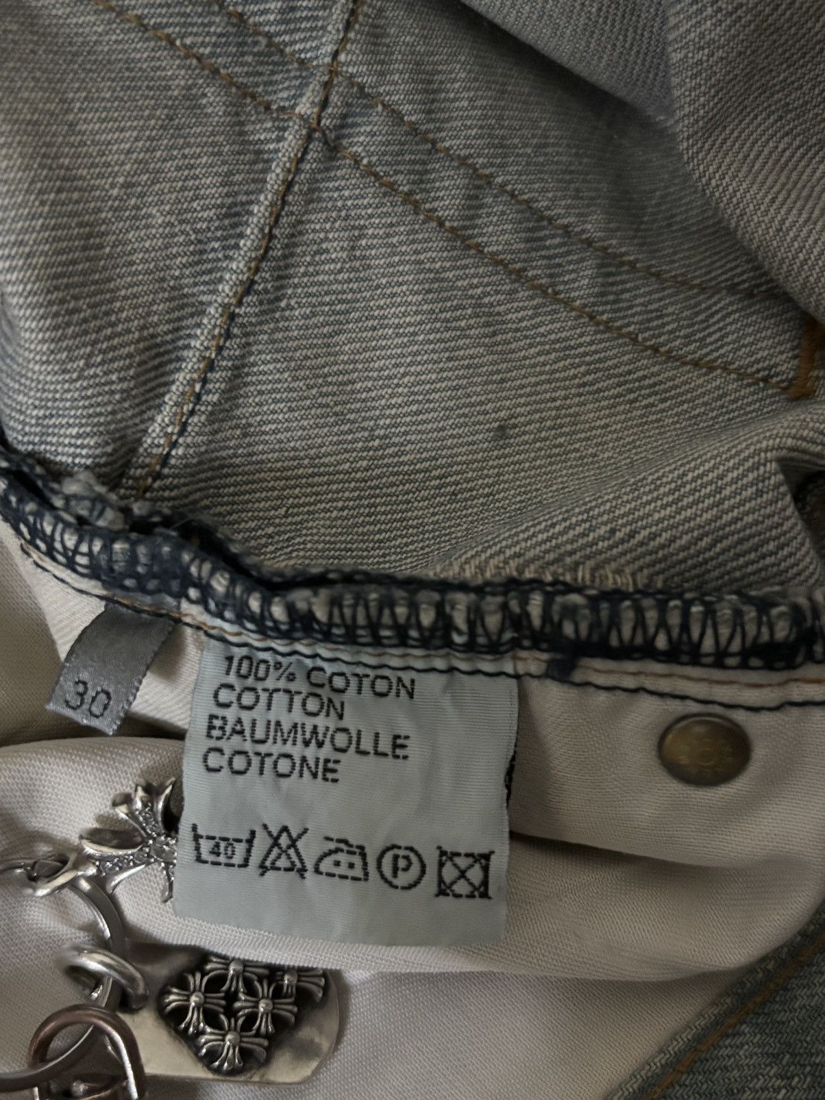 Dior dior homme ss04 “inky” bleu clair denim Size US 30 / EU 46 - 4 Thumbnail