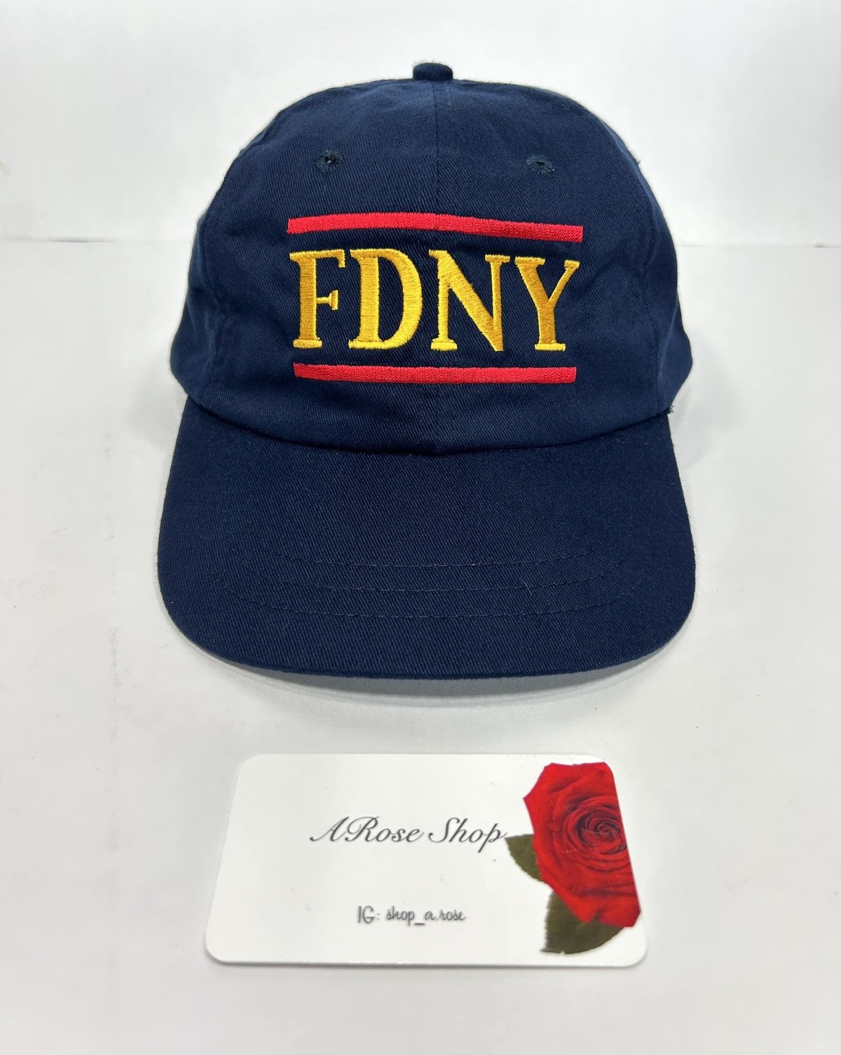 Champion × Vintage Champion FDNY New York Fire Department Blue Hat with Tags Size ONE SIZE - 1 Thumbnail