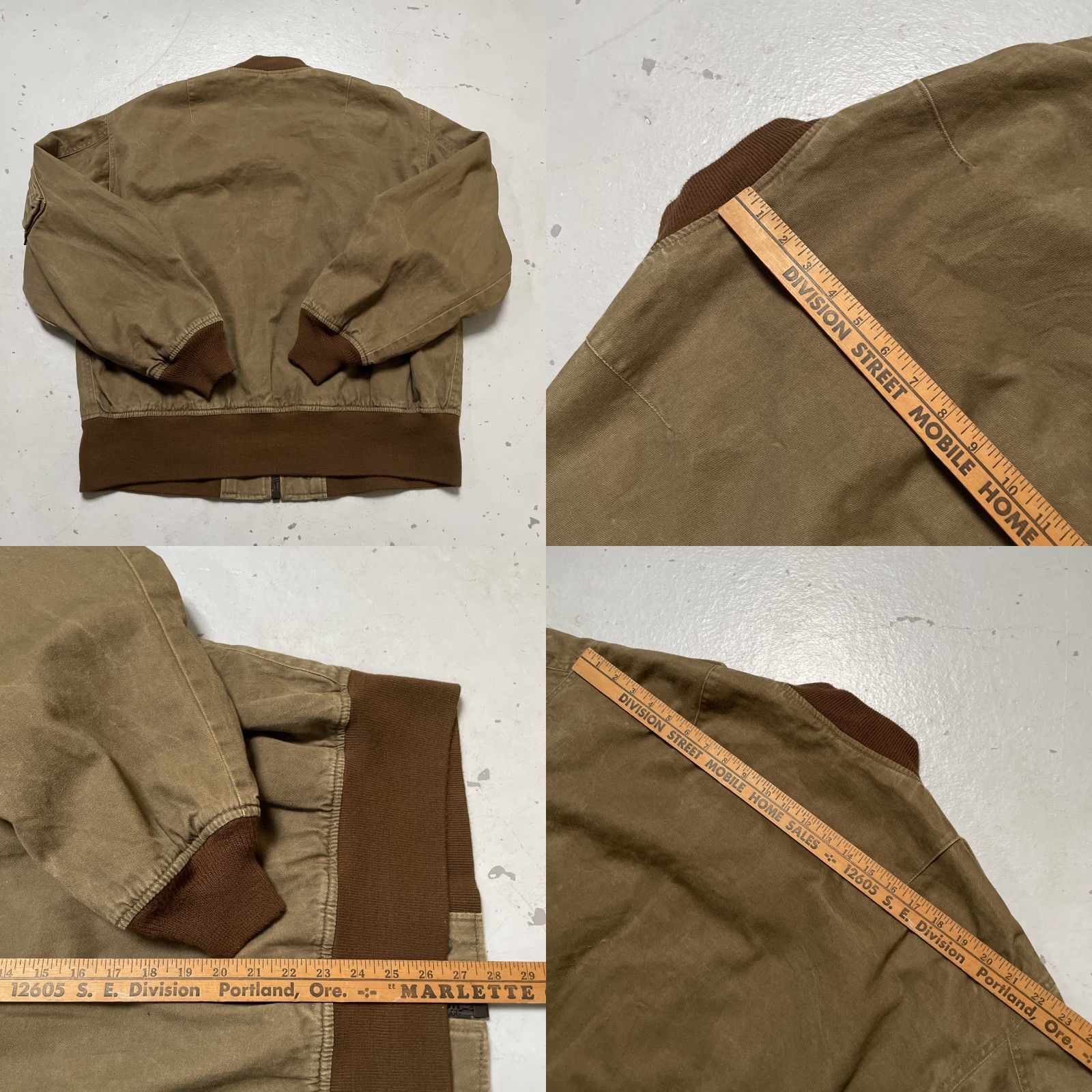 Avirex VINTAGE Avirex Bomber Jacket Men L Brown USAF 80s 90s Workwear Americana Civilian Army USA Made USA L Size US L / EU 52-54 / 3 - 8 Thumbnail