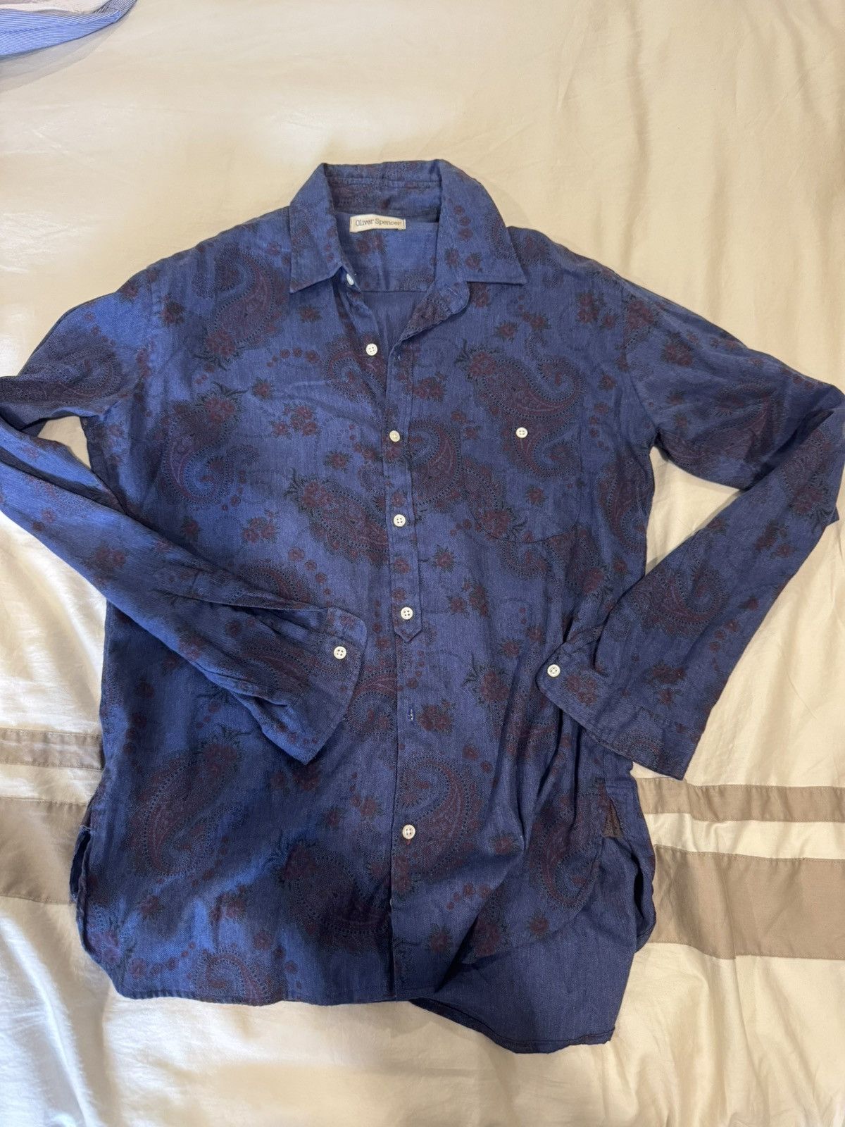 Oliver Spencer Oliver Spencer designer paisley shirt. $250 Size US M / EU 48-50 / 2 - 1 Thumbnail