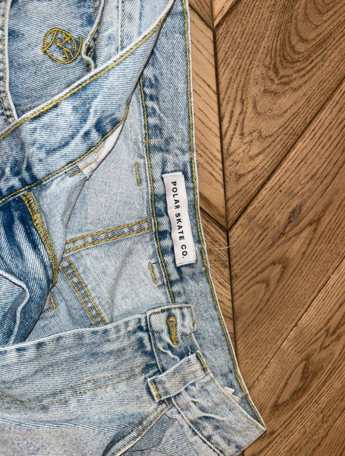 Polar Skate Co. Polar BigBoy Jeans Light Blue Size US 36 / EU 52 - 1 Thumbnail