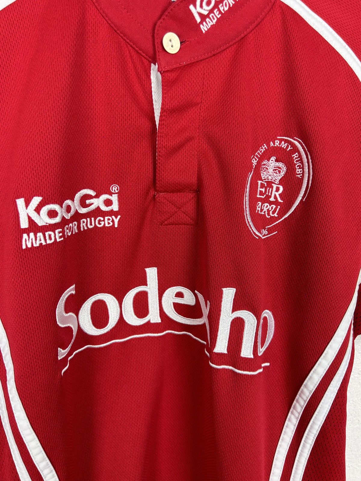 Vintage 00s Vintage Kooga British Army Sodexho Rugby Jersey Size US XL / EU 56 / 4 - 3 Thumbnail