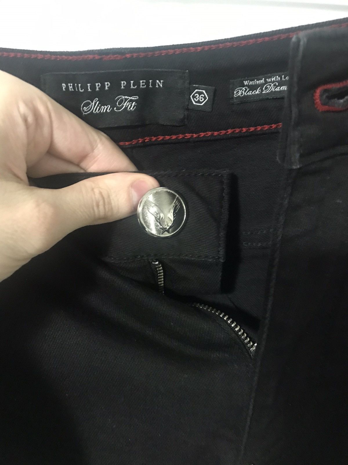Philipp Plein Philipp Plein black jeans Size US 36 / EU 52 - 2 Thumbnail