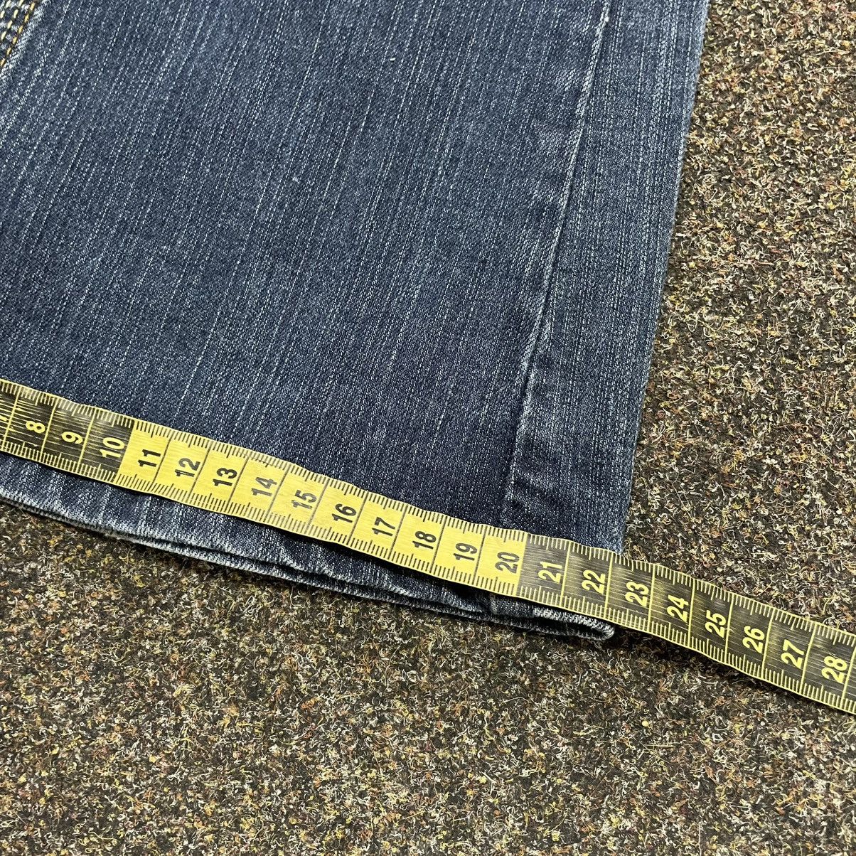 Vintage Vintage Y2K Flared Jeans 90s Skater Streetwear Distressed Size 34" / US 12 / IT 48 - 8 Thumbnail