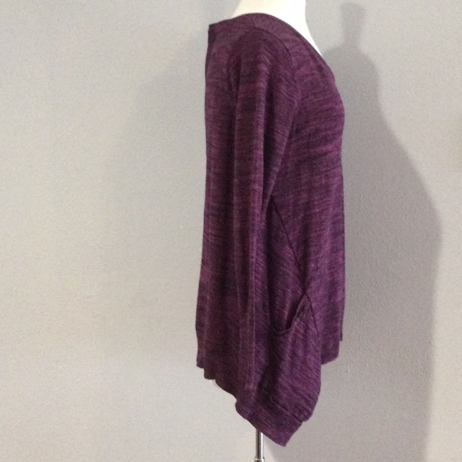 Other LOGO Lori Goldstein Purple Long Sleeve Pockets Sweater M Size M / US 6-8 / IT 42-44 - 5 Thumbnail
