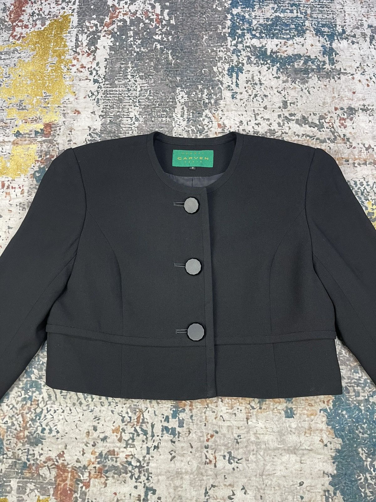 Carven Carven Paris Crop Top Long Sleeve Short Jacket Size M / US 6-8 / IT 42-44 - 2 Thumbnail