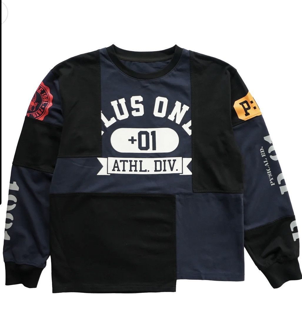 Plus One Clothing Plus One Patchwork Longsleeve Size US XXL / EU 58 / 5 - 1 Thumbnail