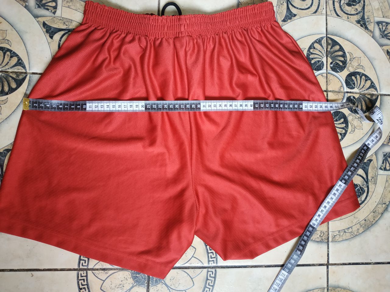 Nike Vintage Nike Team Shorts 90s Red Embroidered Swoosh Baggy L Size US 32 / EU 48 - 14 Thumbnail