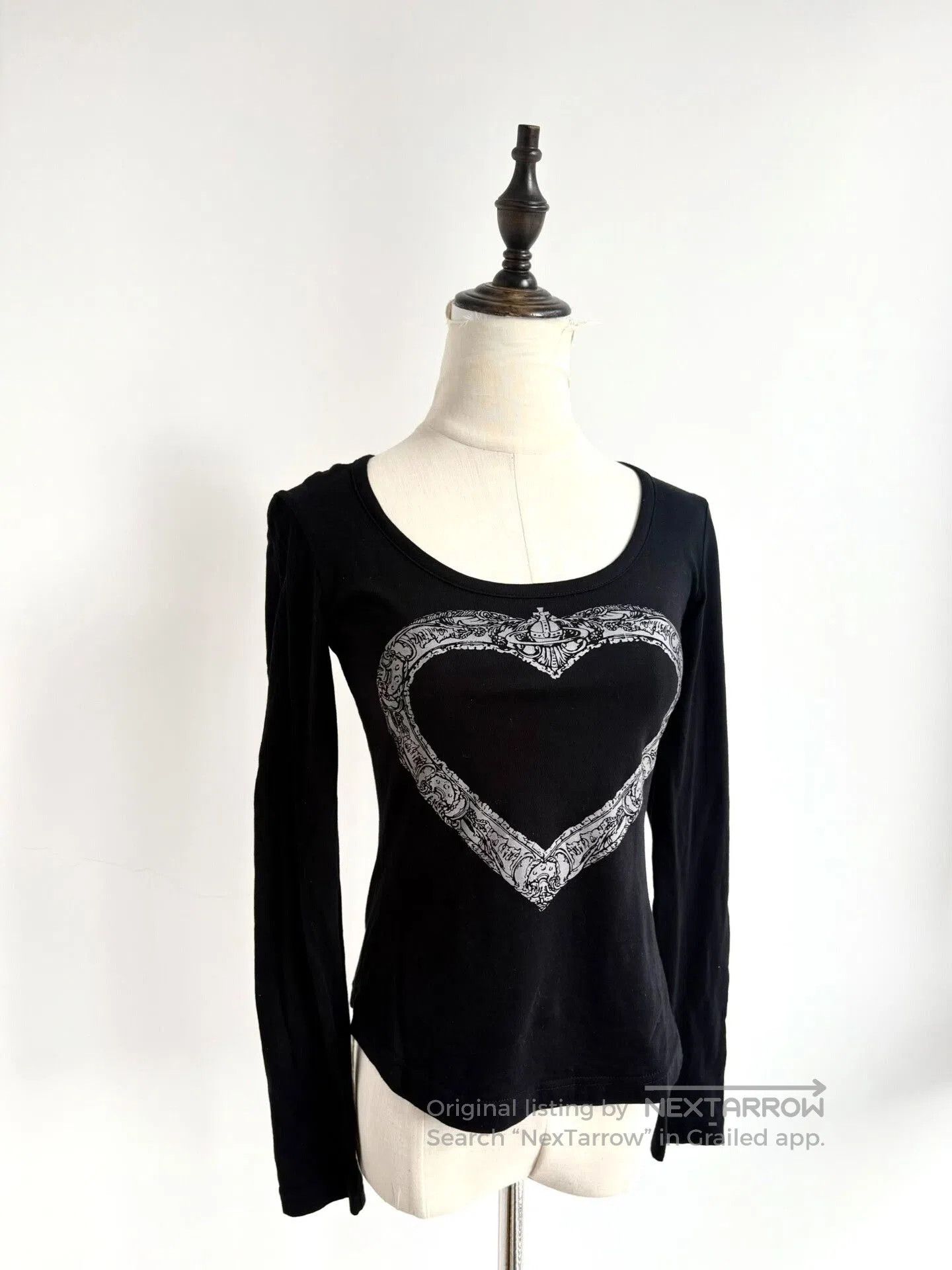 Vivienne Westwood vivienne westwood black heart graphic long sleeve tee. Size M / US 6-8 / IT 42-44 - 2 Thumbnail