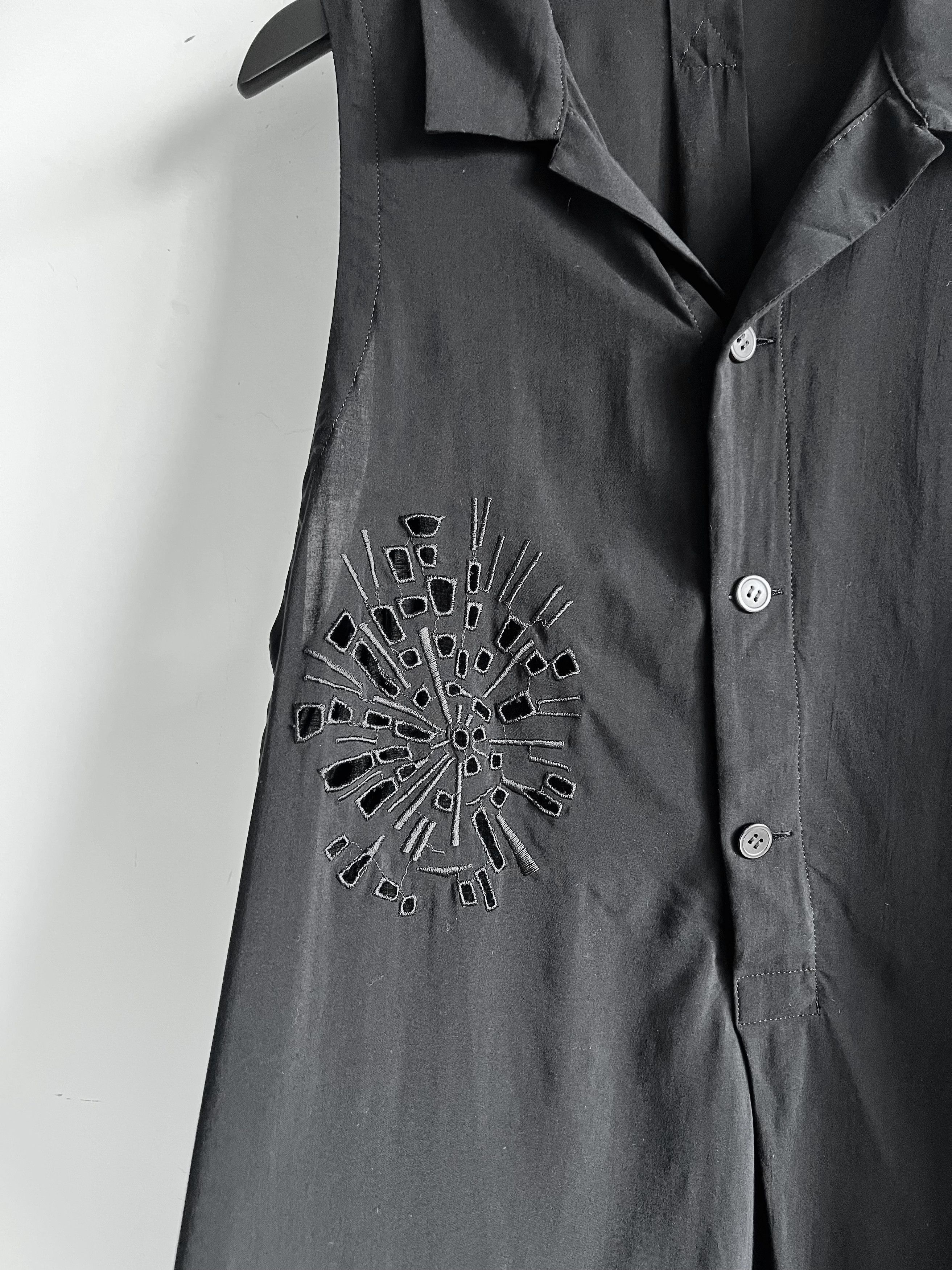 Yohji Yamamoto Yohji Yamamoto Y's - Asymmetrical Pullover Sleeveless Blouse Size S / US 4 / IT 40 - 5 Thumbnail
