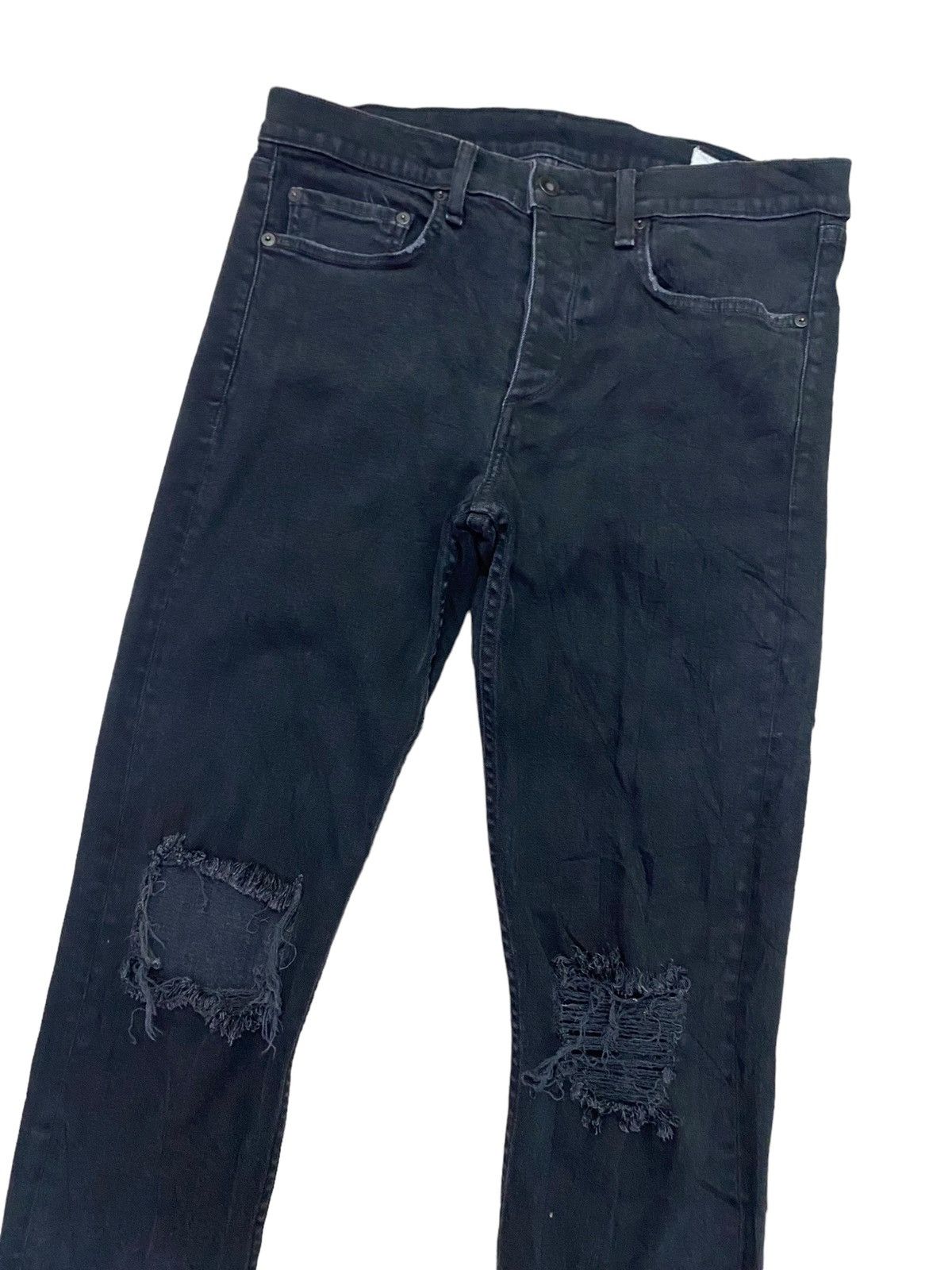 Hysteric Glamour 💥Vintage Rag & Bone Super Black Skinny Pant Size US 32 / EU 48 - 5 Thumbnail