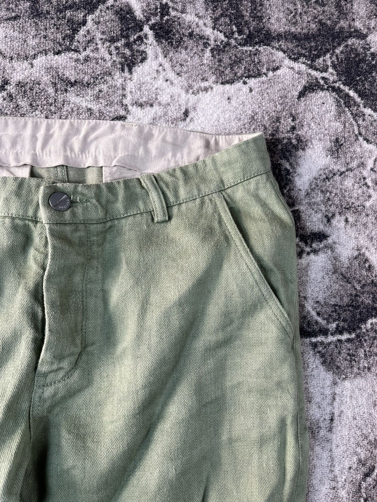 Freitag FREITAG E550 Green Linen Work Pants Size US 32 / EU 48 - 5 Thumbnail