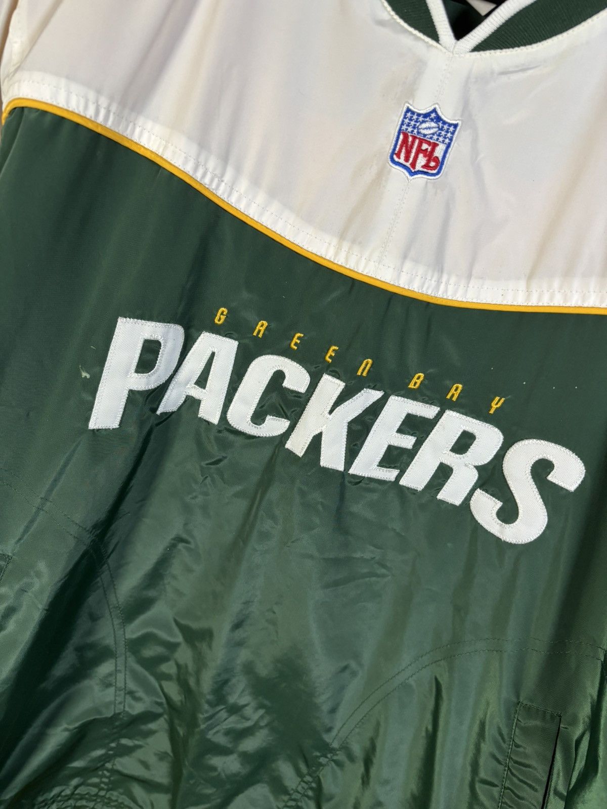 Reebok Vintage Y2k Green Bay Packers Reebok Windbreaker NFL Sz M Size US M / EU 48-50 / 2 - 2 Thumbnail