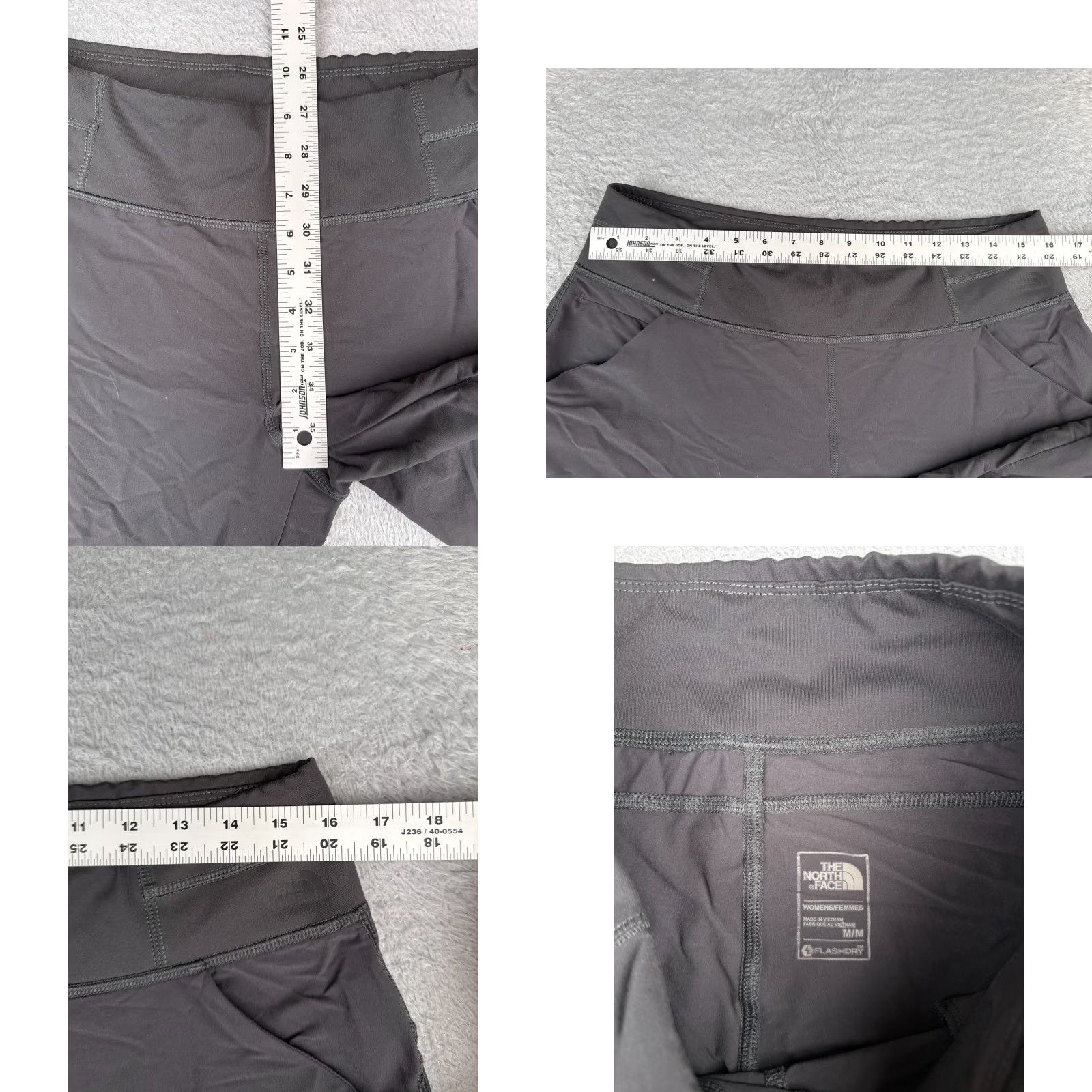 The North Face The North Face Shorts Women M Gray Nylon Blend Sweat Pull On Hiking Activewear Casual Travel 10" Inseam Size 32" / US 10 / IT 46 - 8 Thumbnail