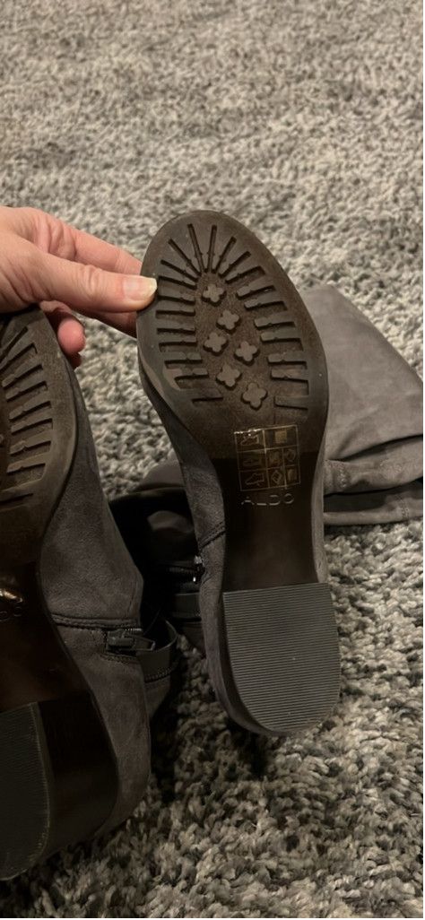 Aldo Women's Aldo Boots, Gray, Size 7 1/2 Size US 7.5 / IT 37.5 - 5 Thumbnail