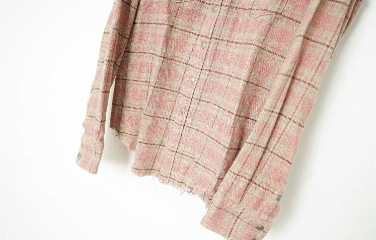 The Letters The Letters Plaid Distressed Shirt Size US M / EU 48-50 / 2 - 4 Thumbnail