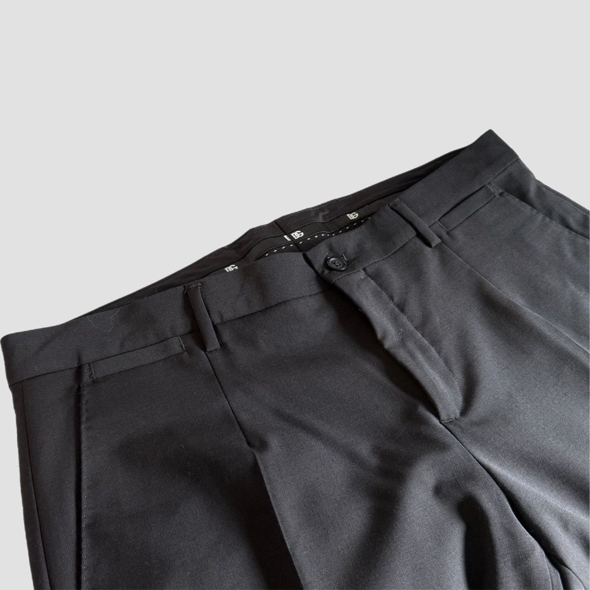 Dolce & Gabbana D&G Black Slim Fit Three Piece Suit Size 38S - 21 Thumbnail