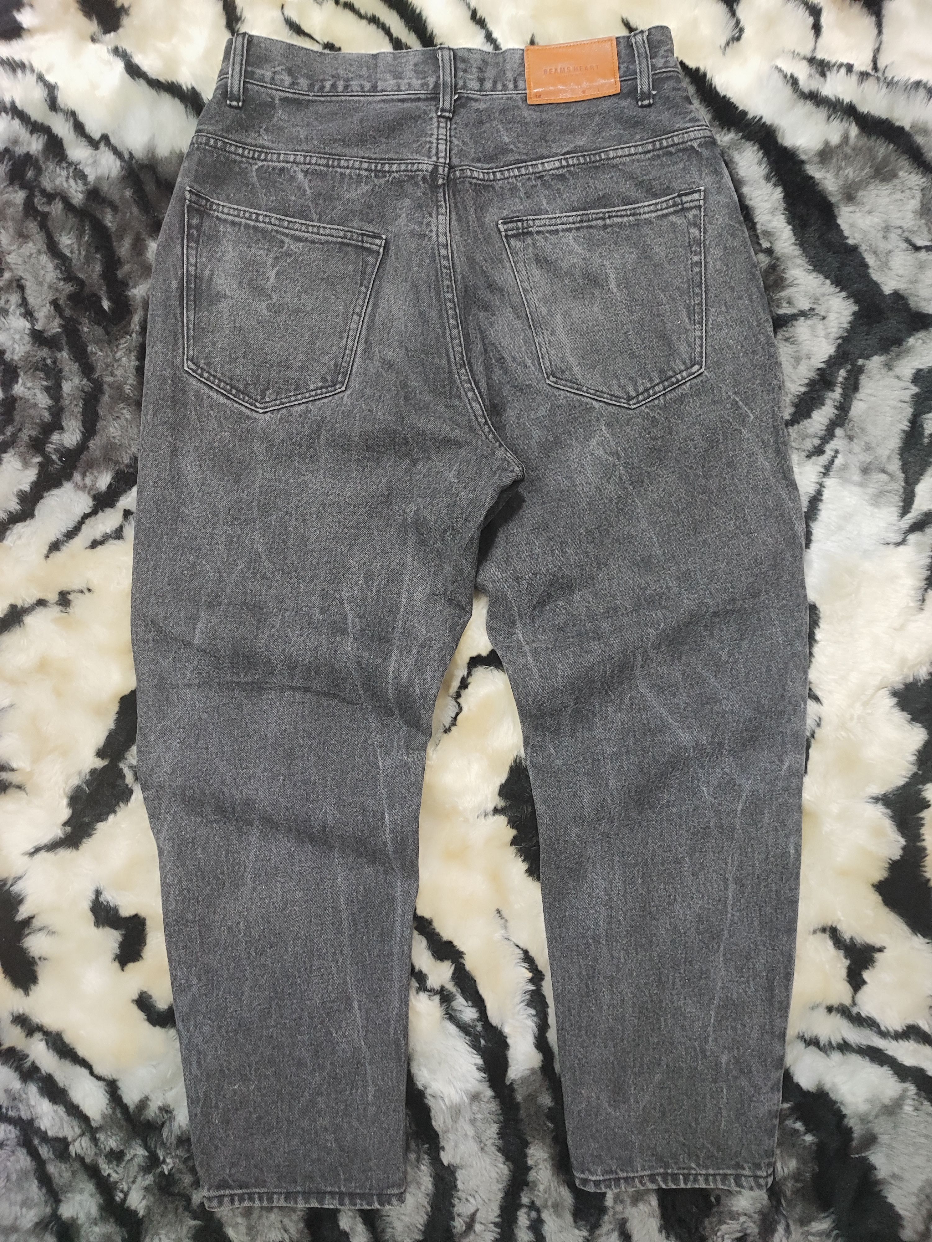 Beams Plus Beams Heart Black Jeans Distressed Grunge Erd Size US 31 - 3 Thumbnail
