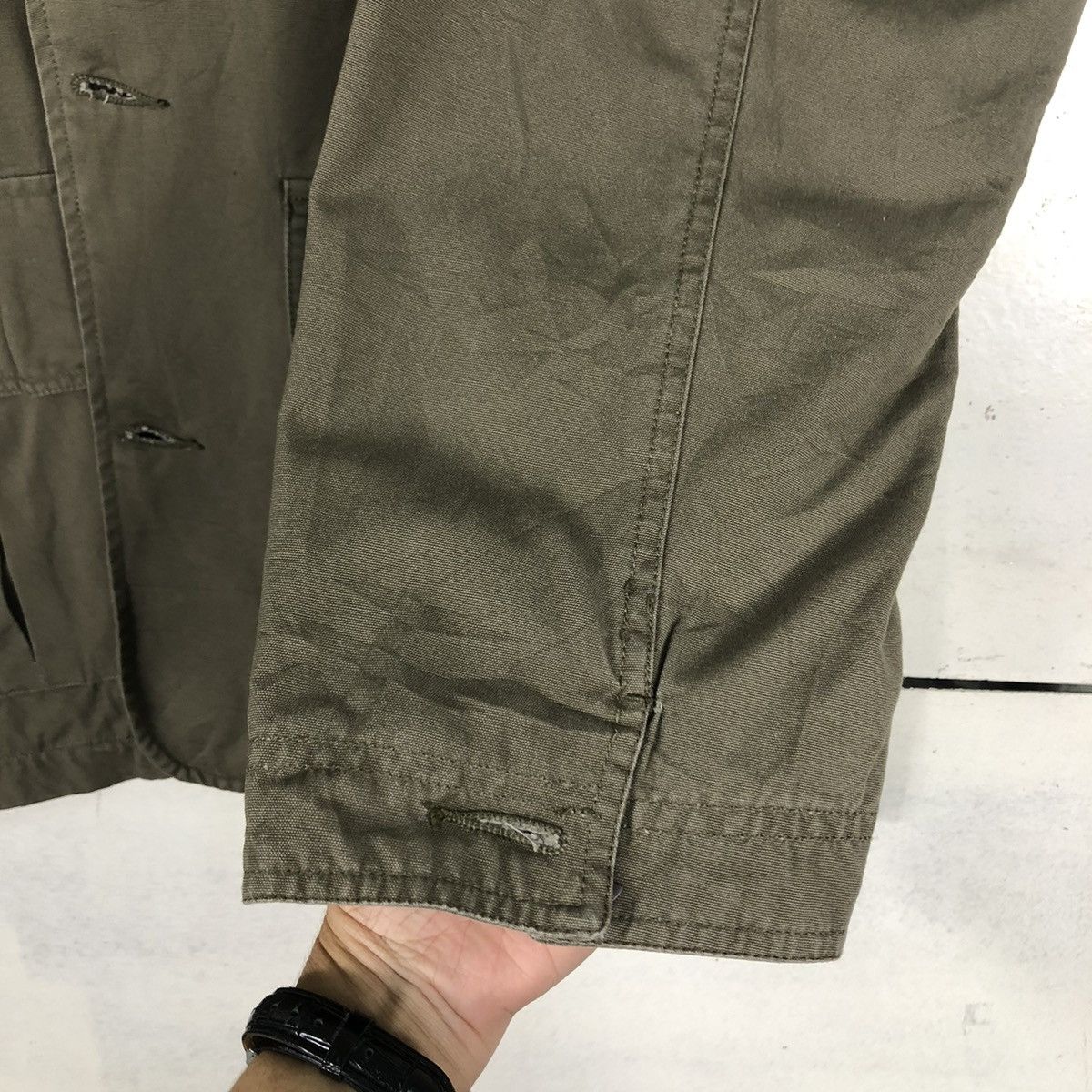 Japanese Brand 🔥VINTAGE CHORE JACKET OLD NAVY BLANKET ISSEY MIYAKE Size US L / EU 52-54 / 3 - 13 Thumbnail