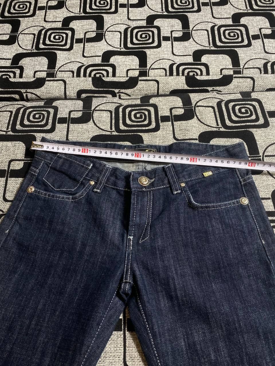 Vintage Crazy Crash Dirty Baggy Faded Jean Japan Avant Garde Style Size US 30 / EU 46 - 15 Thumbnail