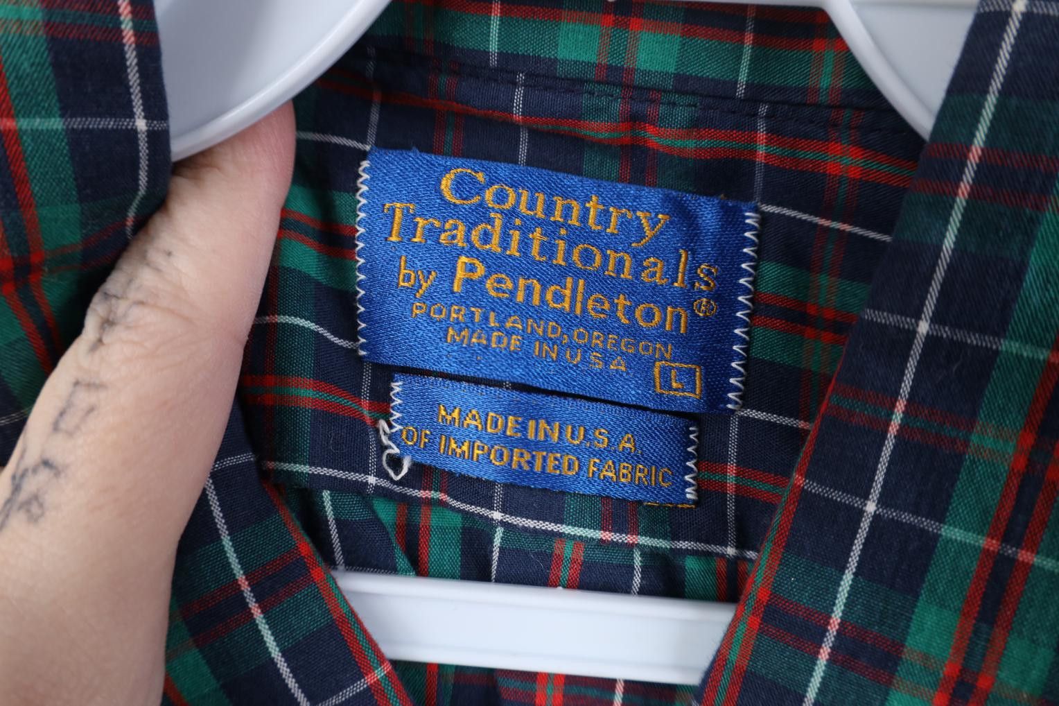 Pendleton Vintage 90s Pendleton Country Short Sleeve Button Down Shirt Size US L / EU 52-54 / 3 - 5 Thumbnail
