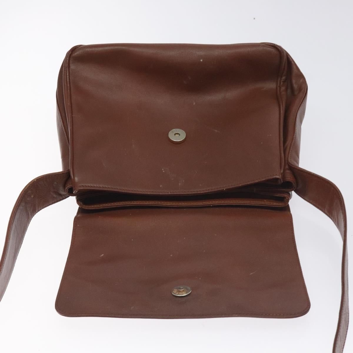 Gucci GUCCI Bamboo Shoulder Bag Leather Brown Gold 001 14 001 14 Size ONE SIZE - 15 Thumbnail