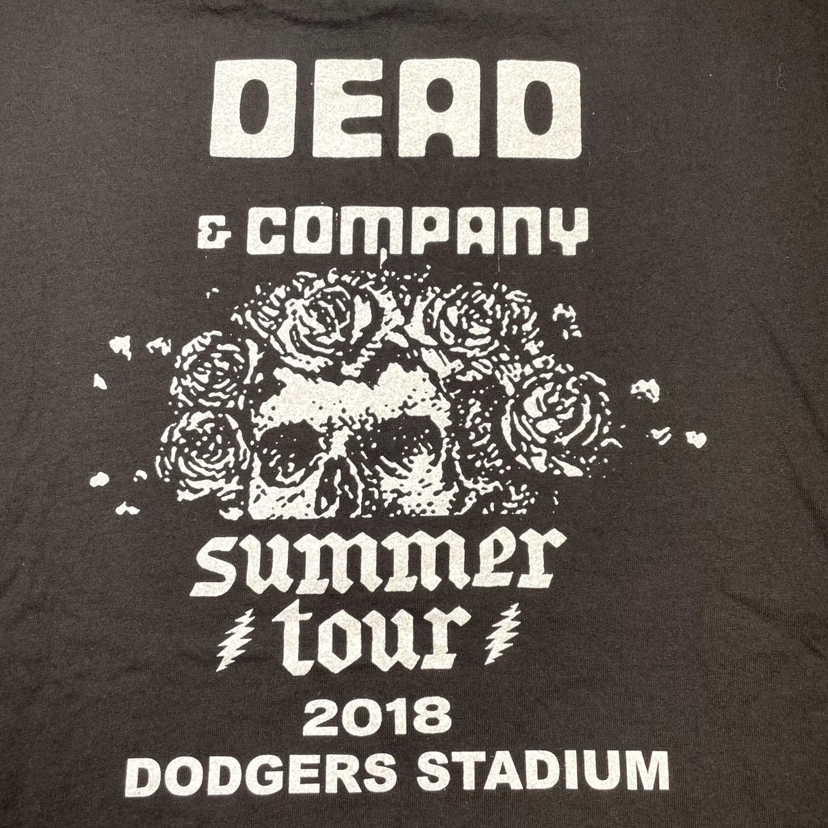 Vintage Dead & Company Shirt Mens XL Black 2018 Summer Tour Dodgers Stadium Tee Alstyle Size US XL / EU 56 / 4 - 6 Thumbnail