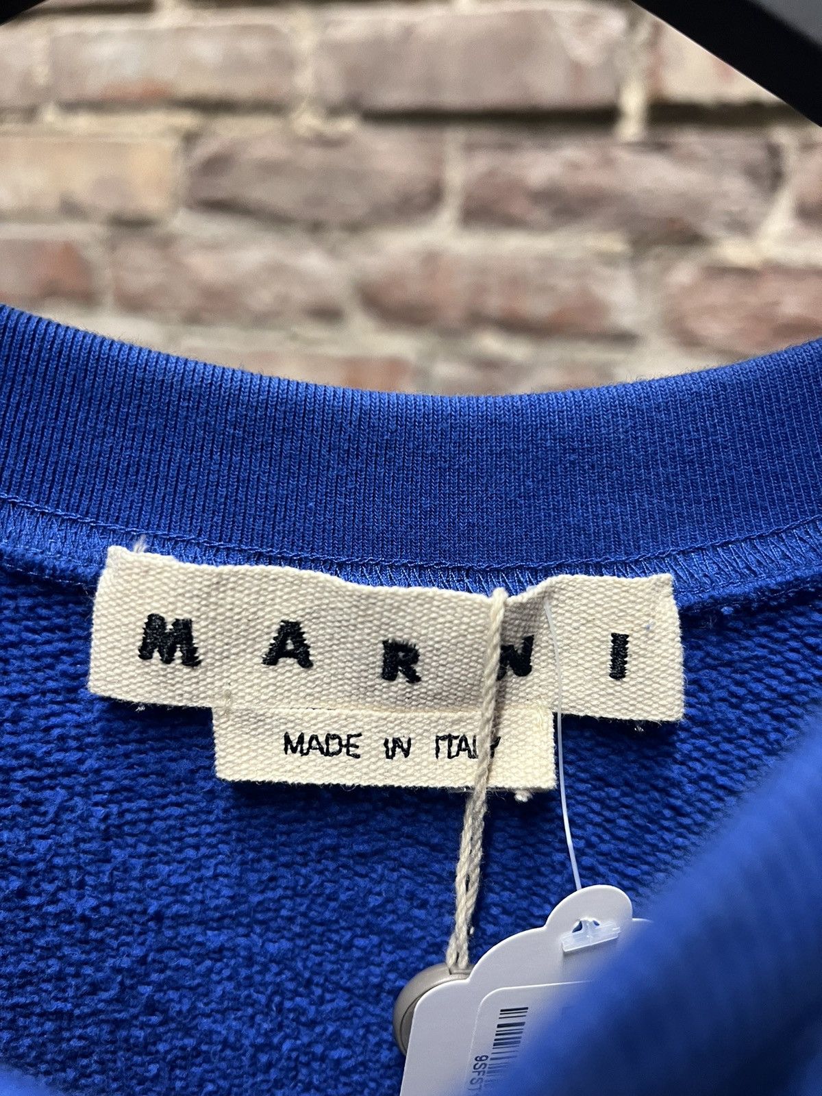 Marni Marni Block Logo Crewneck Sweatshirt Size US M / EU 48-50 / 2 - 4 Thumbnail