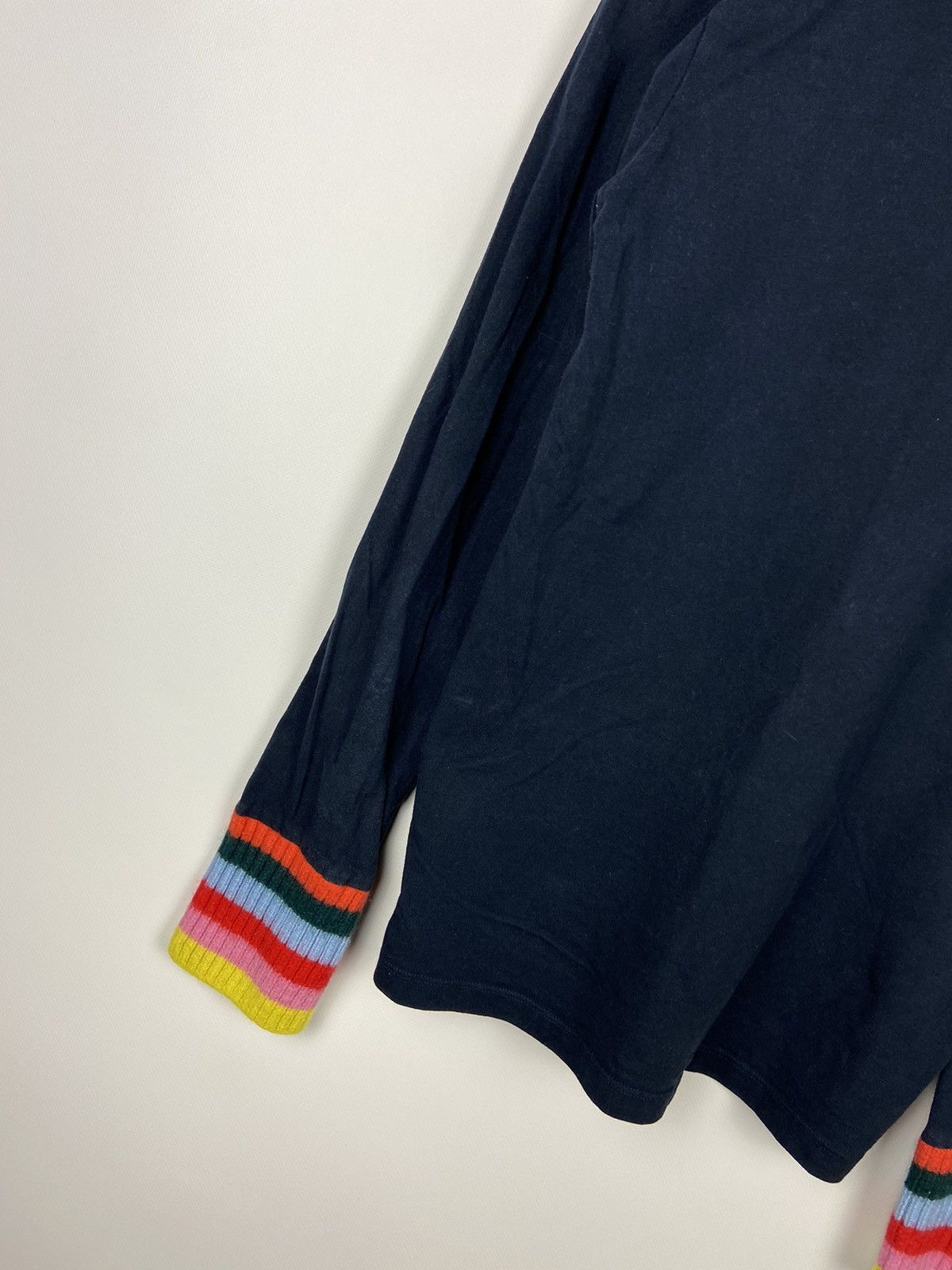 Designer × Mira Mikati Mira Mikati Graphic Print Mock Neck Sweatshirt Blue Womens Size XS / US 0-2 / IT 36-38 - 14 Thumbnail