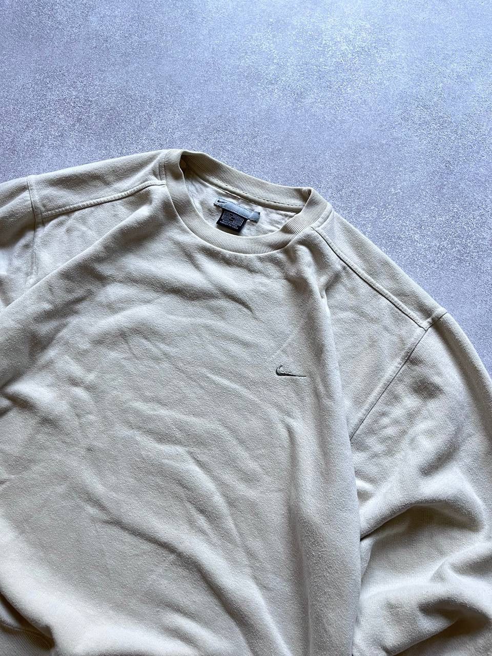 Nike × Vintage Vintage Nike Swoosh Boxy Hoodie Y2K L Size US L / EU 52-54 / 3 - 3 Thumbnail