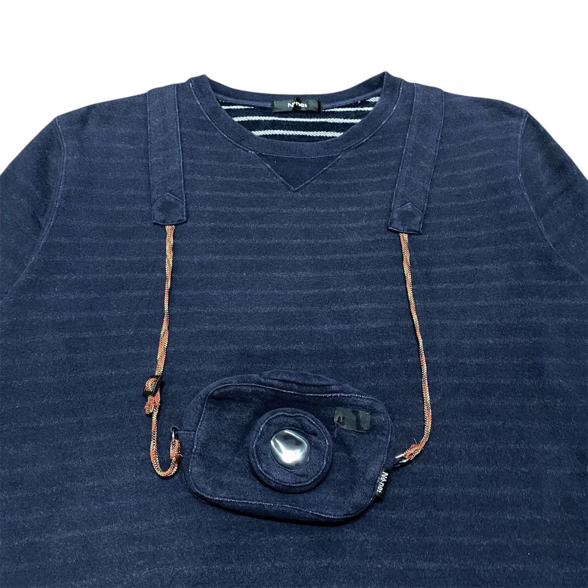 Ne-Net Rare‼️🔥Ne-Net by Issey Miyake 3D Camera Crewneck Sweatshirt Size US M / EU 48-50 / 2 - 3 Thumbnail