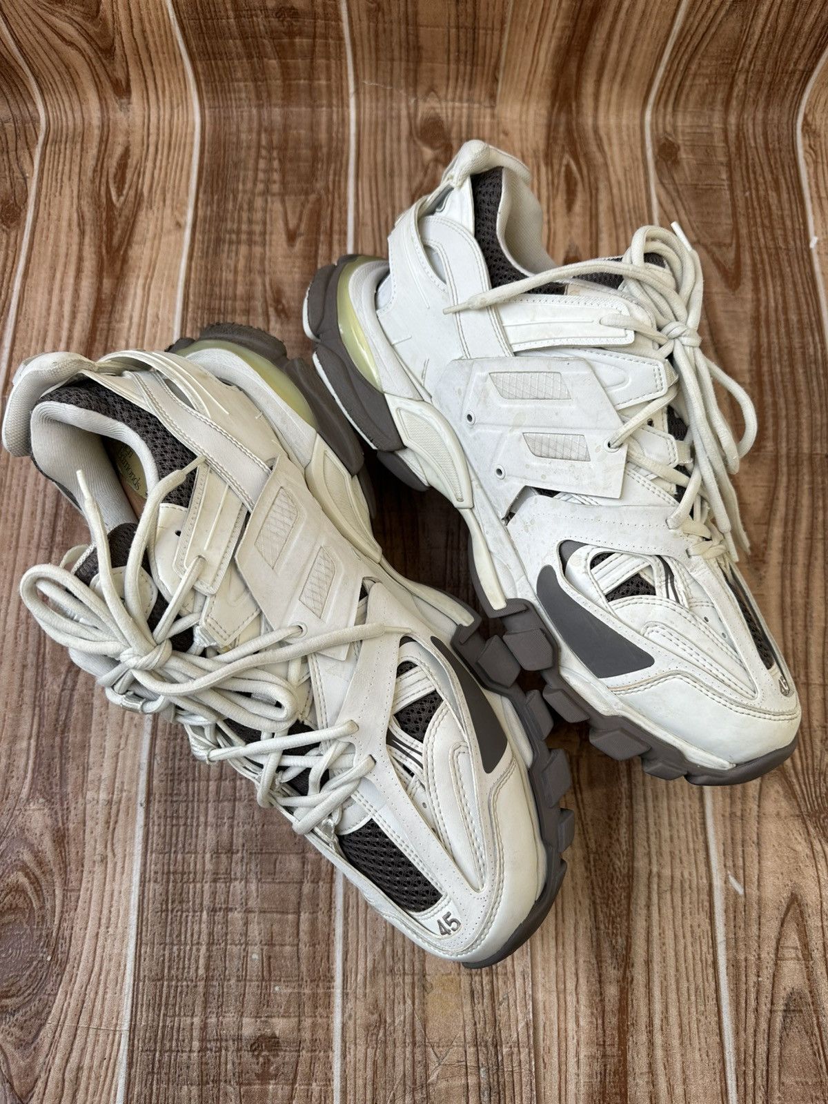 Balenciaga Balenciaga Track Sneakers Medium Gray Size US 12 / EU 45 - 7 Thumbnail