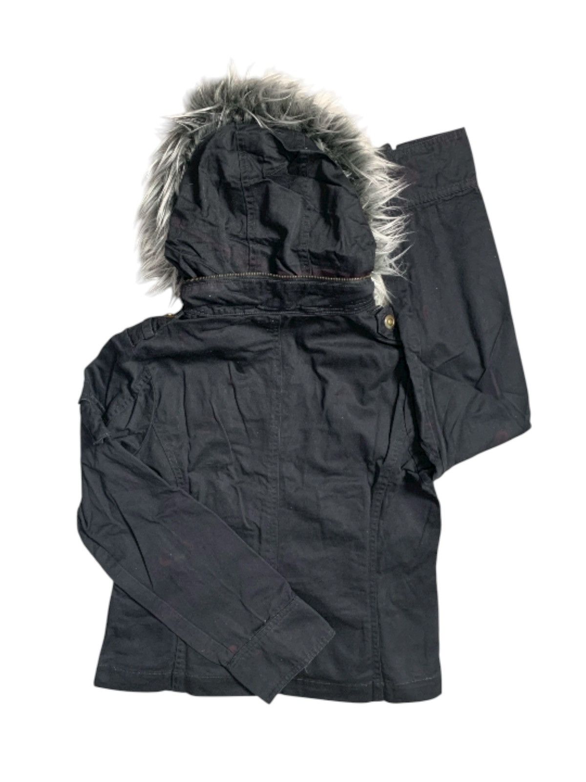 Beauty Beast PRESQUE MULTI ZIPPER FUR HOODIE JACKET IFSIX LGB GOA STYLE Size US L / EU 52-54 / 3 - 3 Thumbnail
