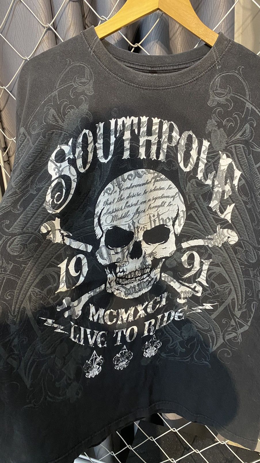 Japanese Brand × Southpole × Vintage SOUTHPOLE X MCMXCI TSHIRT OVP SKULL XXL Size US XXL / EU 58 / 5 - 3 Thumbnail