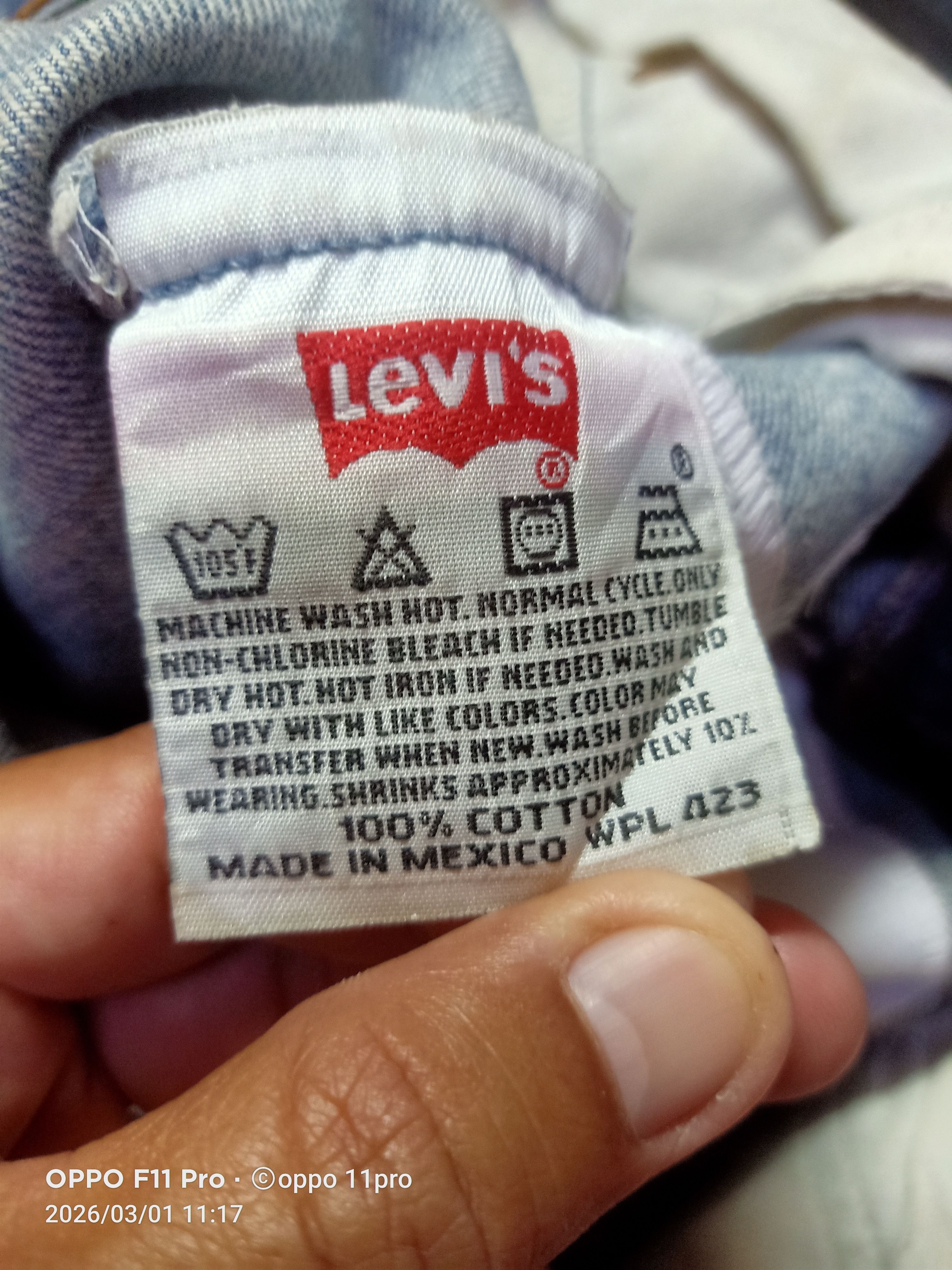 Levi's Vintage Clothing 💥 Vintage Levis 501( R ) Distressdenim PatchWork 💥 Size US 35 - 11 Thumbnail